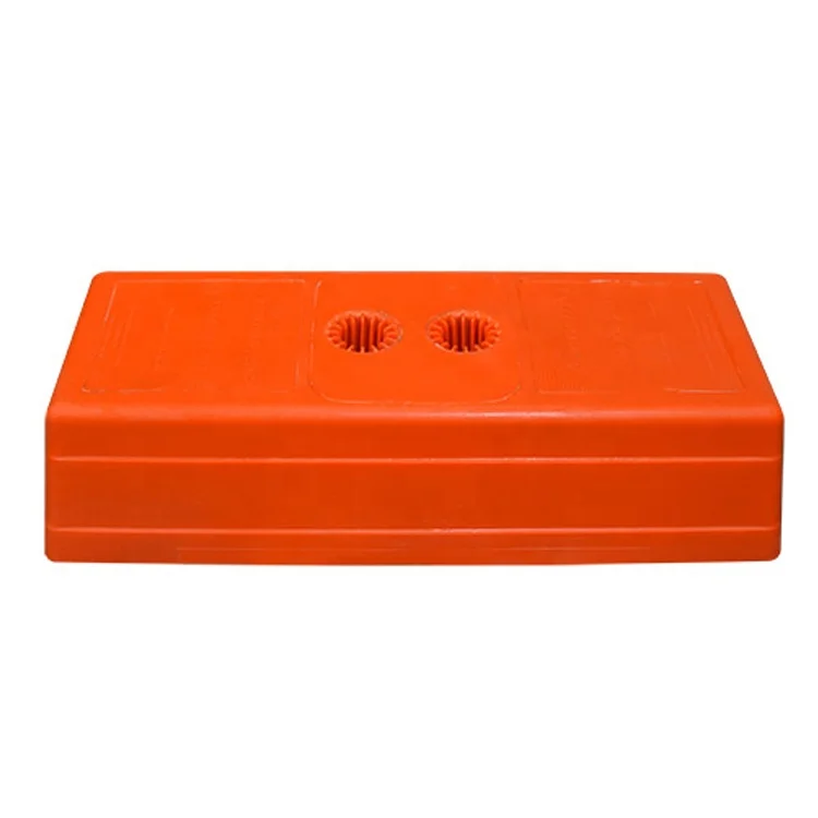 with Concrete Plastic Temporary Fence Base fence plastic base fence blocks With customized logo
