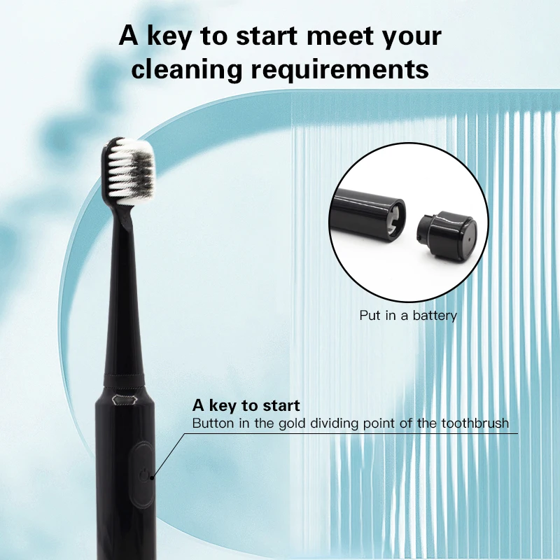 Automatic Whitening Wholesale Adult Portable Battery Operated Dental Custom Smart Travel Battery electronic Toothbrush