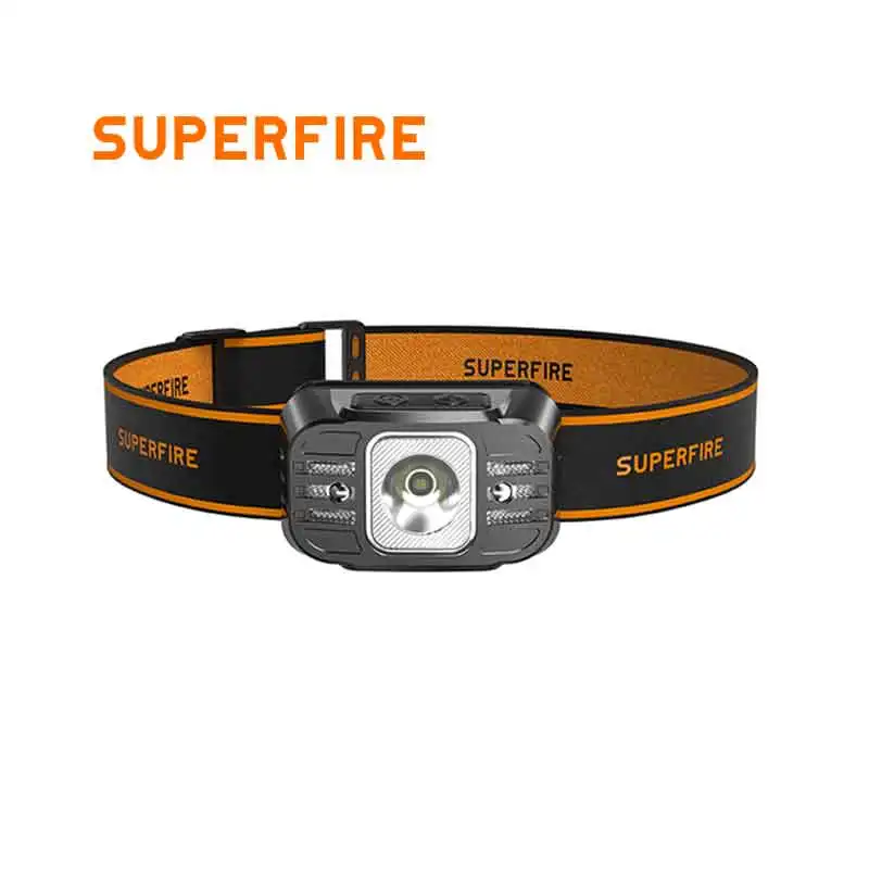 LED HeadLamp with7Modes for Camping & Hiking rechargeable Waterproof  Headlight with Adjustable Headband, USB Cable Included