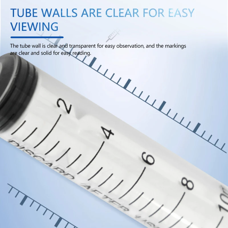 Popular 1ml 3 ml 5ml 10ml 20ml Disposable plastic syringe with needle