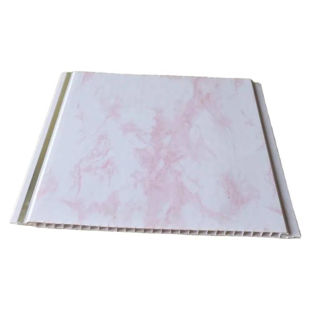Pink Color Printing Pvc Wall Panel Good Quality Pvc Wall Board Easy Clean Pvc Ceiling