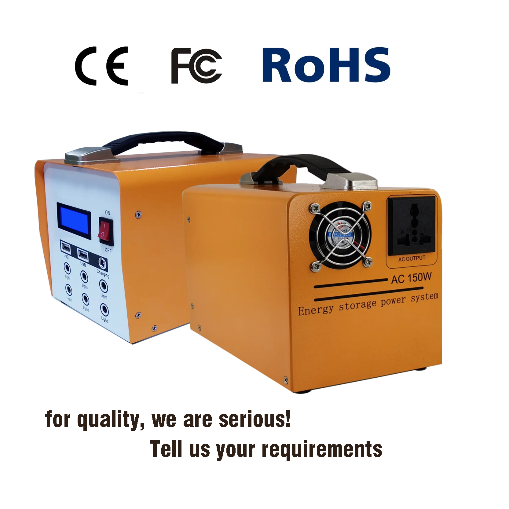 Portable Solar Power Station for camping portable power battery with DC AC USB Portable Solar Power for rescue Solar Generator