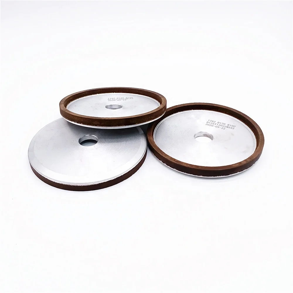 Bowl shaped diamond grinding wheel for sharpening tungsten carbide