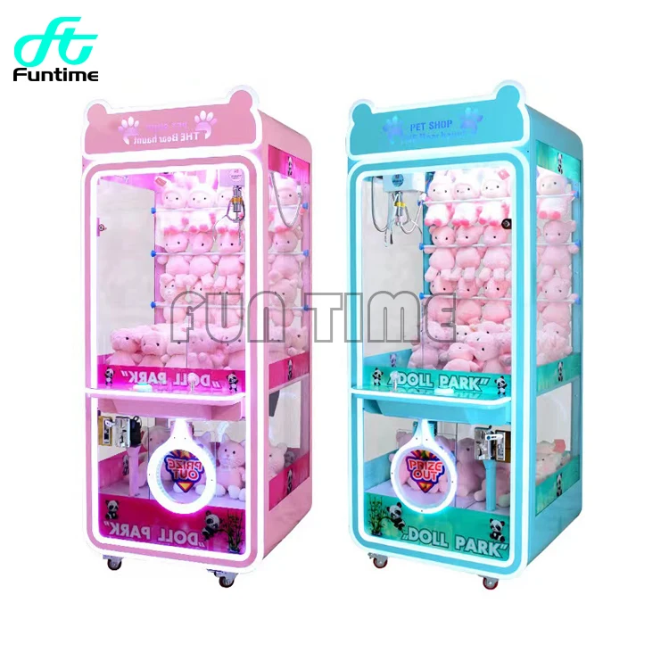Best High Quality Colorful Coin Operated Grab Gift Claw Crane Game Machine Amusement Equipment Claw Crane Machine hot sale