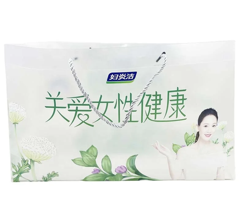 Custom Logo Waterproof Clear Plastic Transparent Printed Large Pvc Tote Bag