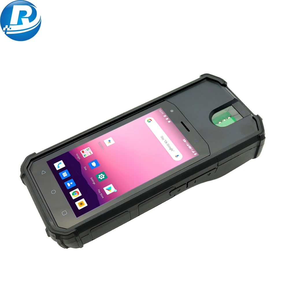 Биометрический портативный терминал с двумя SIM-картами 4G LTE и ФБР FAP30, светоизлучающий датчик, сканер отпечатков пальцев