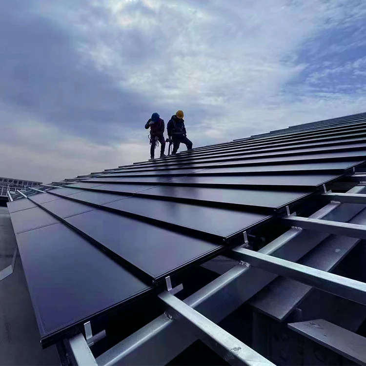 Wholesale Solor Photovoltaic Integrated Glass Panel Flat Shape Shingle Build PV Power Energy System Sheet Bipv Solar Roof Tile