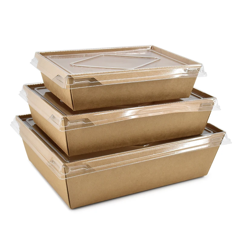 Eco frienfly Custom disposable food paper packaging kraft box