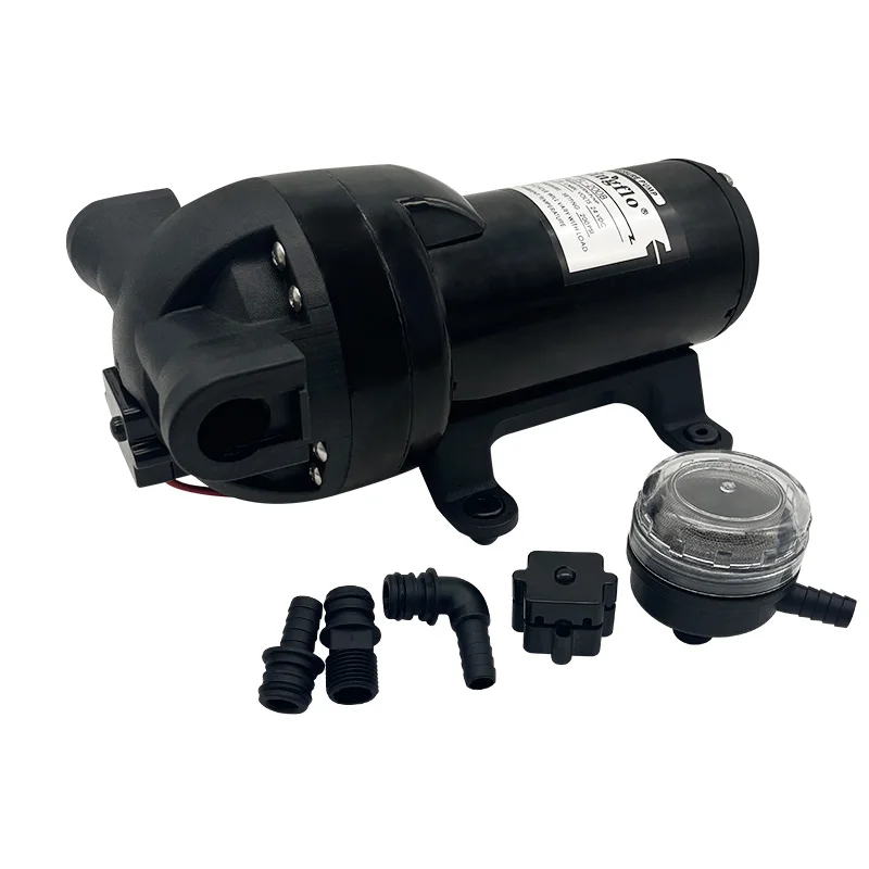 Singflo 12V DC High Pressure Water Pump 200psi 10L/min Self Priming Diaphragm Pump for Car Wash & Marine Use OEM Supported