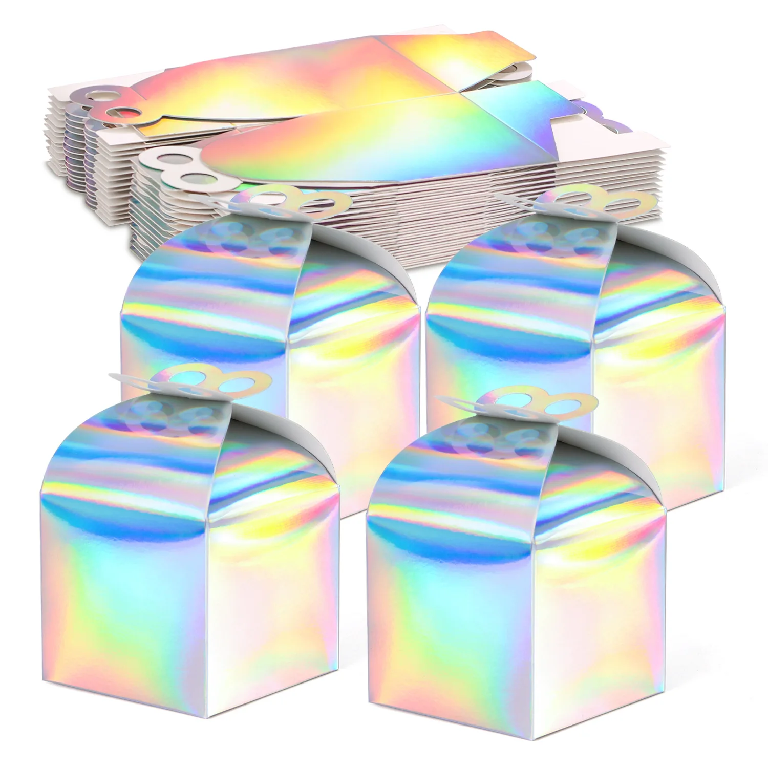 Wholesale clear plastic gift candy box for new year