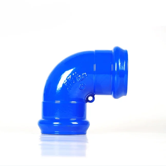 Ductile  iron pipe fittings elbow 90 degree