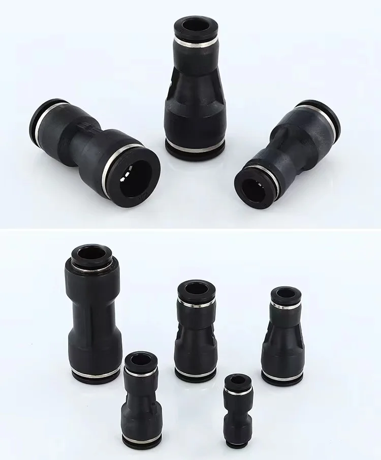 PG12-10 Pg Series Push Fitting Pneumatic Quick connect fitting One Touch Fitting Straight Union Cross Elbow Connectors
