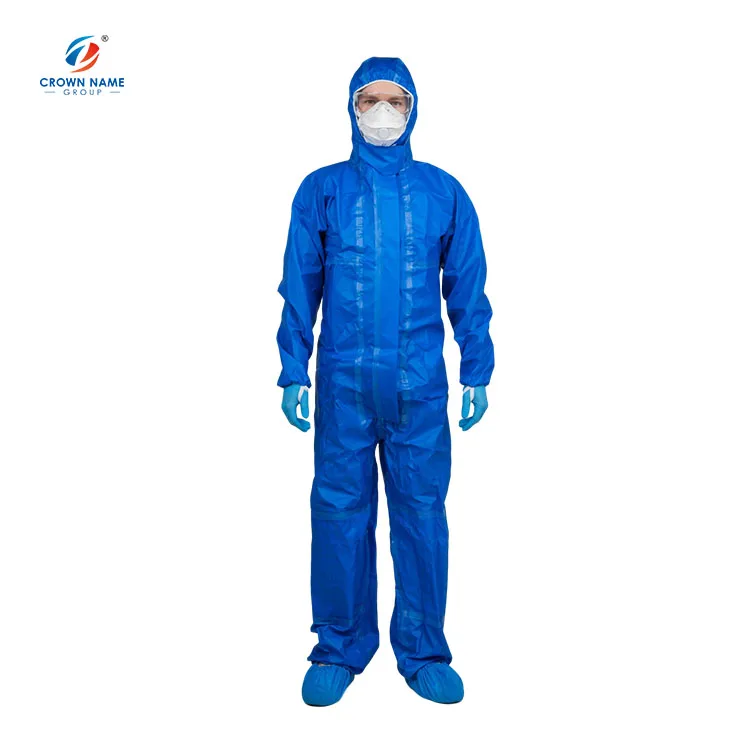 New design chemical resistant coverall protection disposable hazmat suit