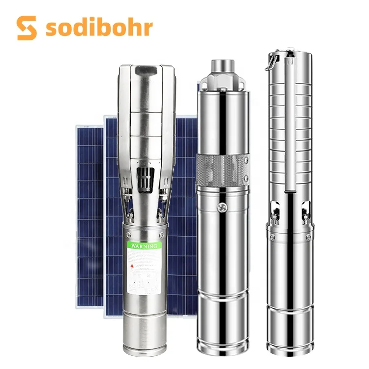 15kw 22kw hybrid AC DC solar power pumps borehole submersible water pump for irrigation and livestock