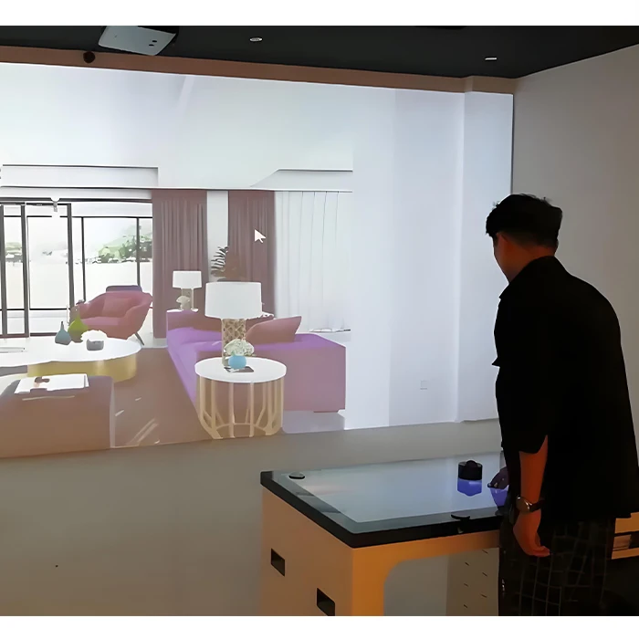 Interior Design Virtual Reality Room Tangible 3D Tabletops for Virtual Tours 360 Degree Object Recognition Table Games