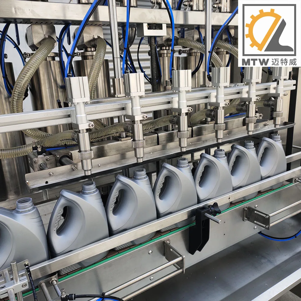 MTW automatic antifreeze brake fluid engine car oil servo filling and packing machine