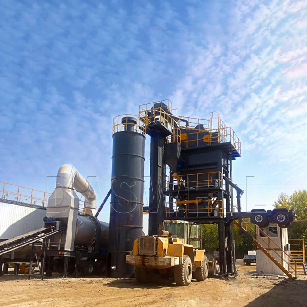 Capacity 60-160tph hot mix asphalt plant mobile asphalt plant forsale