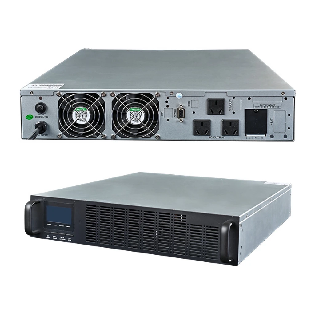 Pure Sine Wave Online Uninterruptible Power Supply UPS 6KVA 6KW With Zero Response Battery Rack