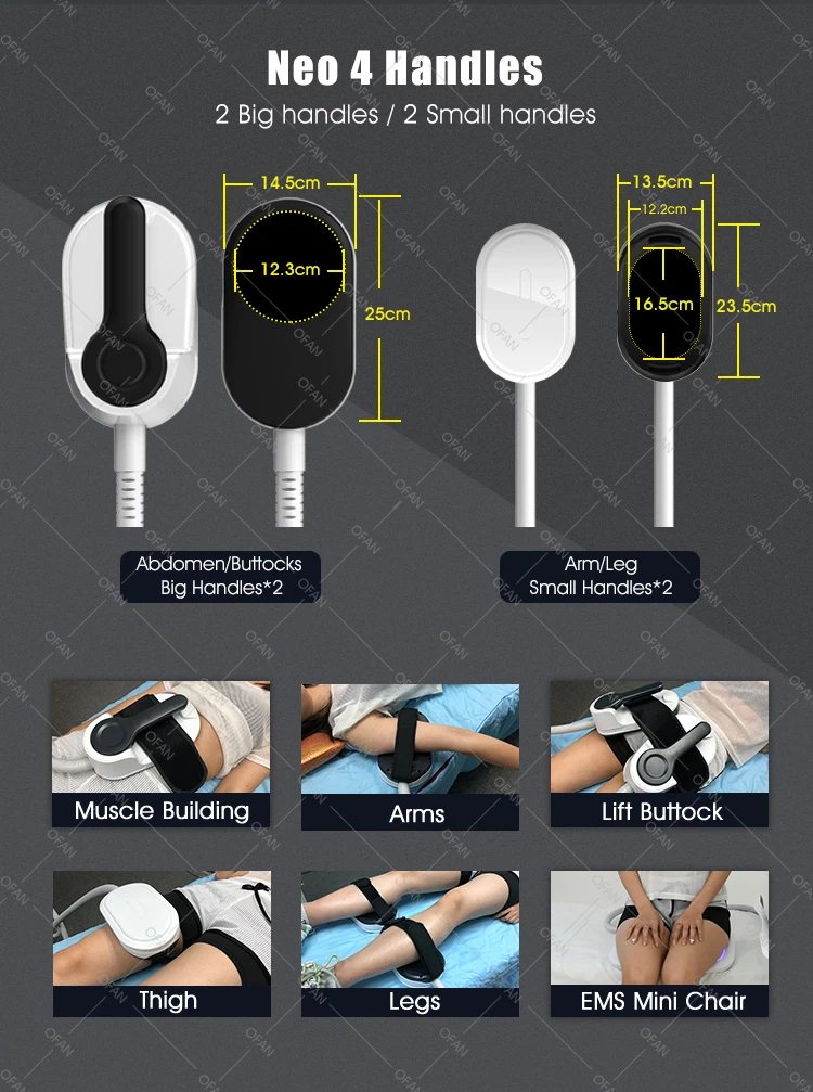 OFAN Slimming Shaping Build Body Sculptor Hip Trainer Ems With Rf Electrical Muscle Stimulation Machine