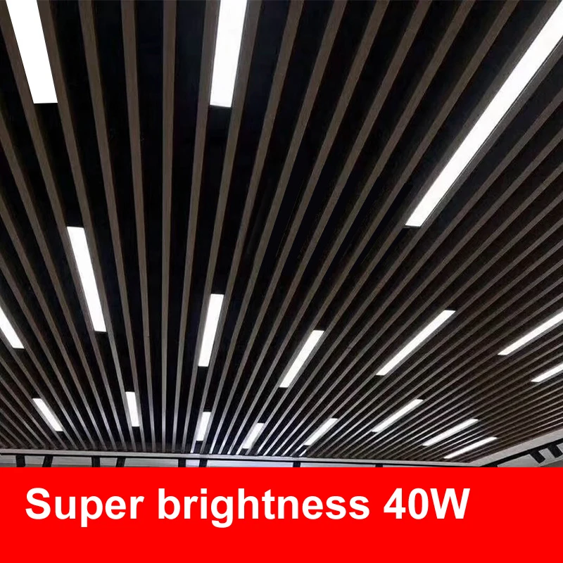 Commercial Lighting Aluminium recessed Led Linear Light 120cm 40w linear Pendant lamp
