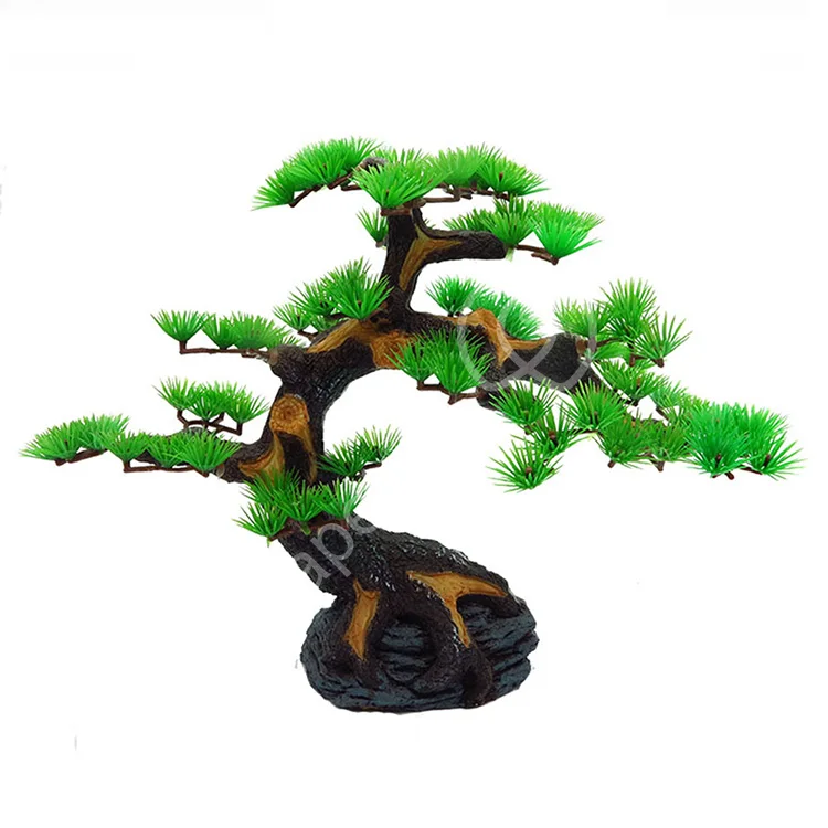 Wholesale Aquarium Plastic plants Artificial Plastic for fish tank decoration aquarium accessories De Plantas Acuario