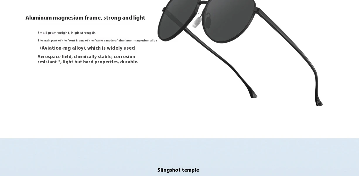 Xiaomi Mijia Sunglasses Luke Moss Glasses Uv400 Block Uv Rays Aluminum Magnesium Frame MSG02GL