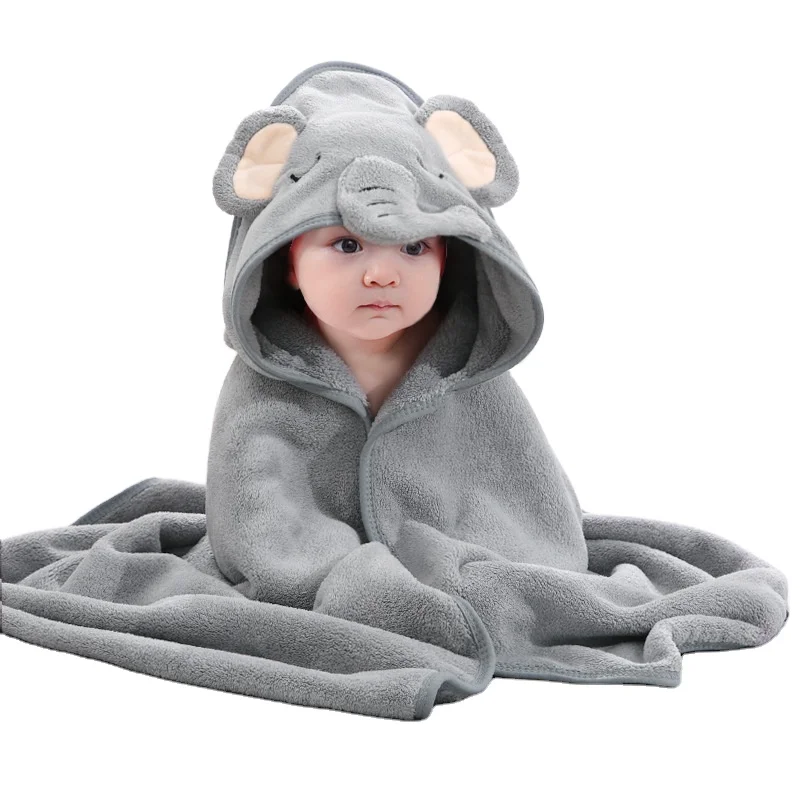 Newborn Wrap Blanket 0-12 Months Baby 4 Seasons Cotton Warm Home Fleece Baby Bathrobe Children Bath Towel