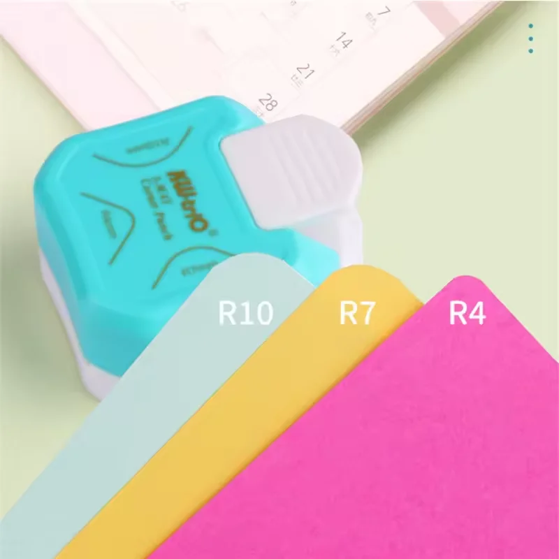 Новый R4/R7/R10 3 в 1 угловой перфоратор круглый Угловой резак для бумаги Круглый