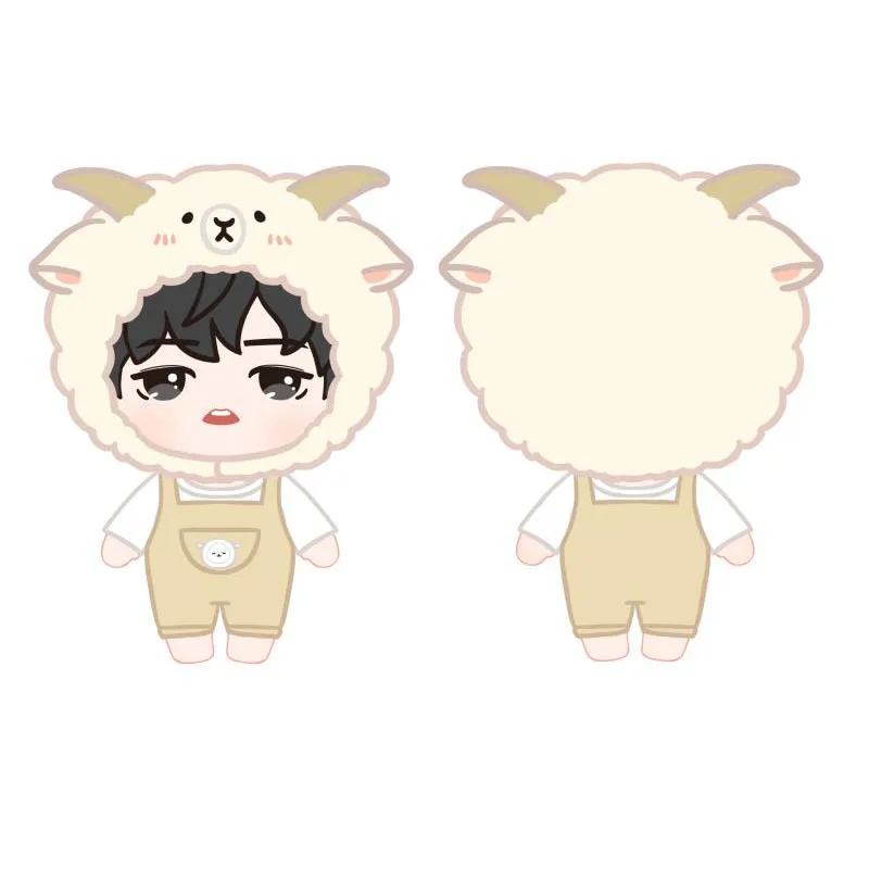Custom stuffed plush dolls kpop customized 20cm 15cm 10cm plush doll make anime plush dolls with removable clothes