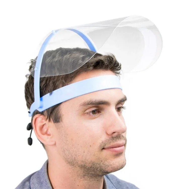 Protective Transparent Flip Up Elastic Band Parent Full Cover Adult Outdoor Cleaning Face Factory direct protective Face screen