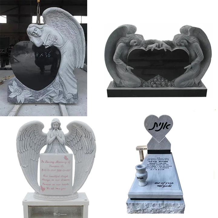 Tombstone Granite Black Marble Tombstone Engraving Monument Sacrificial Ancestral Temple Stone Carving Custom-made