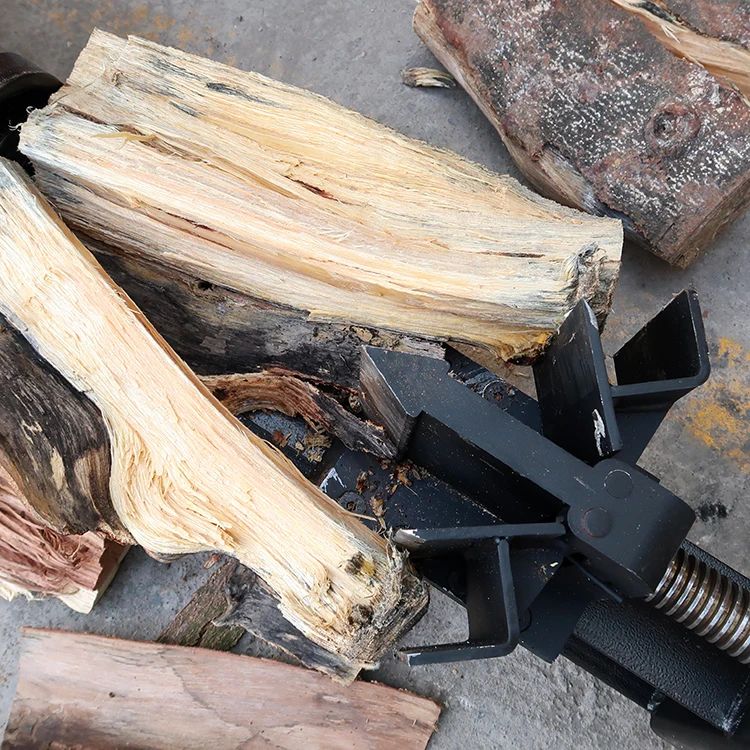 Manual wood splitter hydraulic wood splitting machine