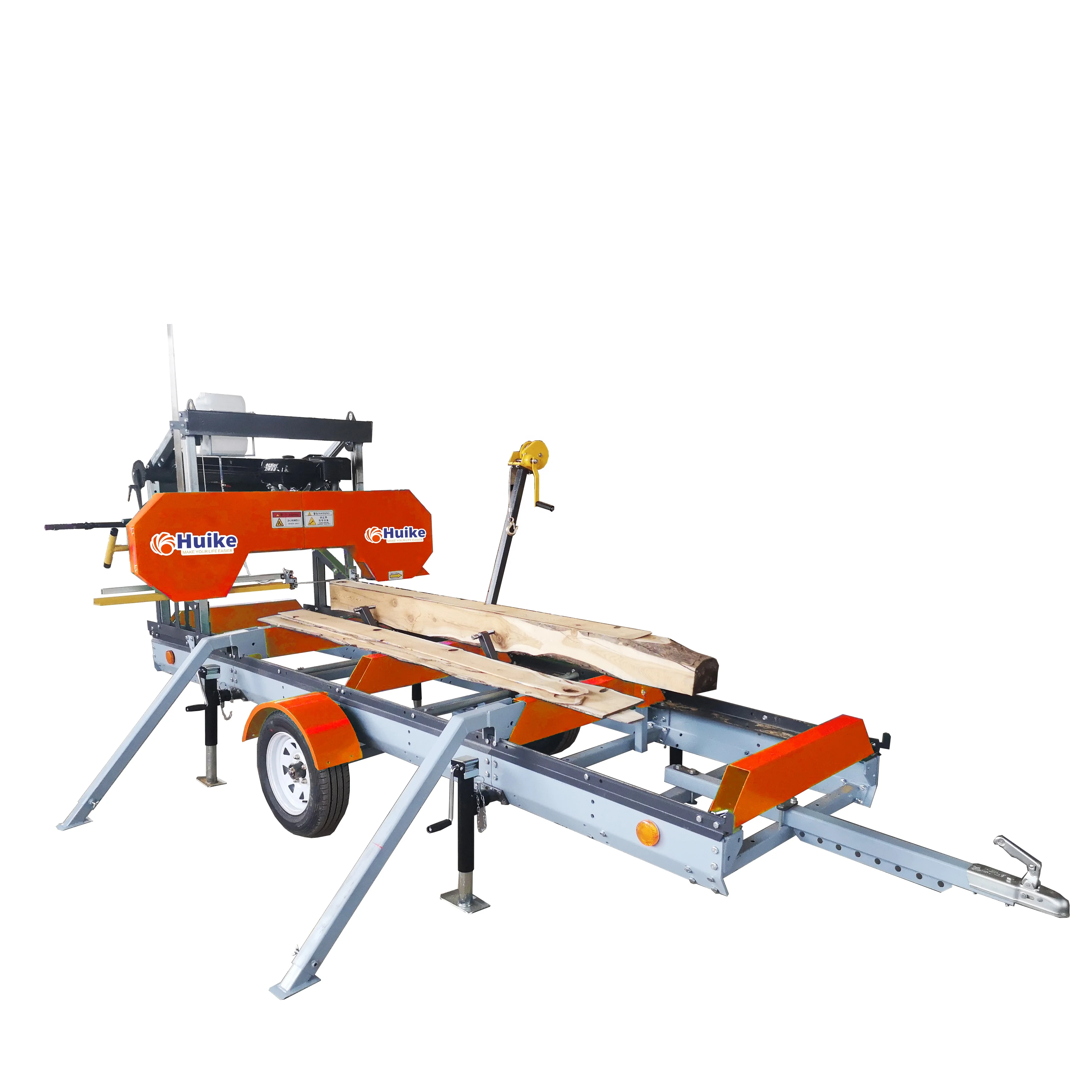 Diesel / Electric / Gasoline Portable Sawmill Log Bandsaw Mill Used For sale