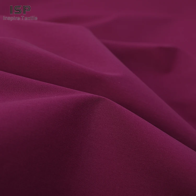 Manufacturer plain solid dyed designer nylon 65%C 32%N 3%S wholesale cotton fabric