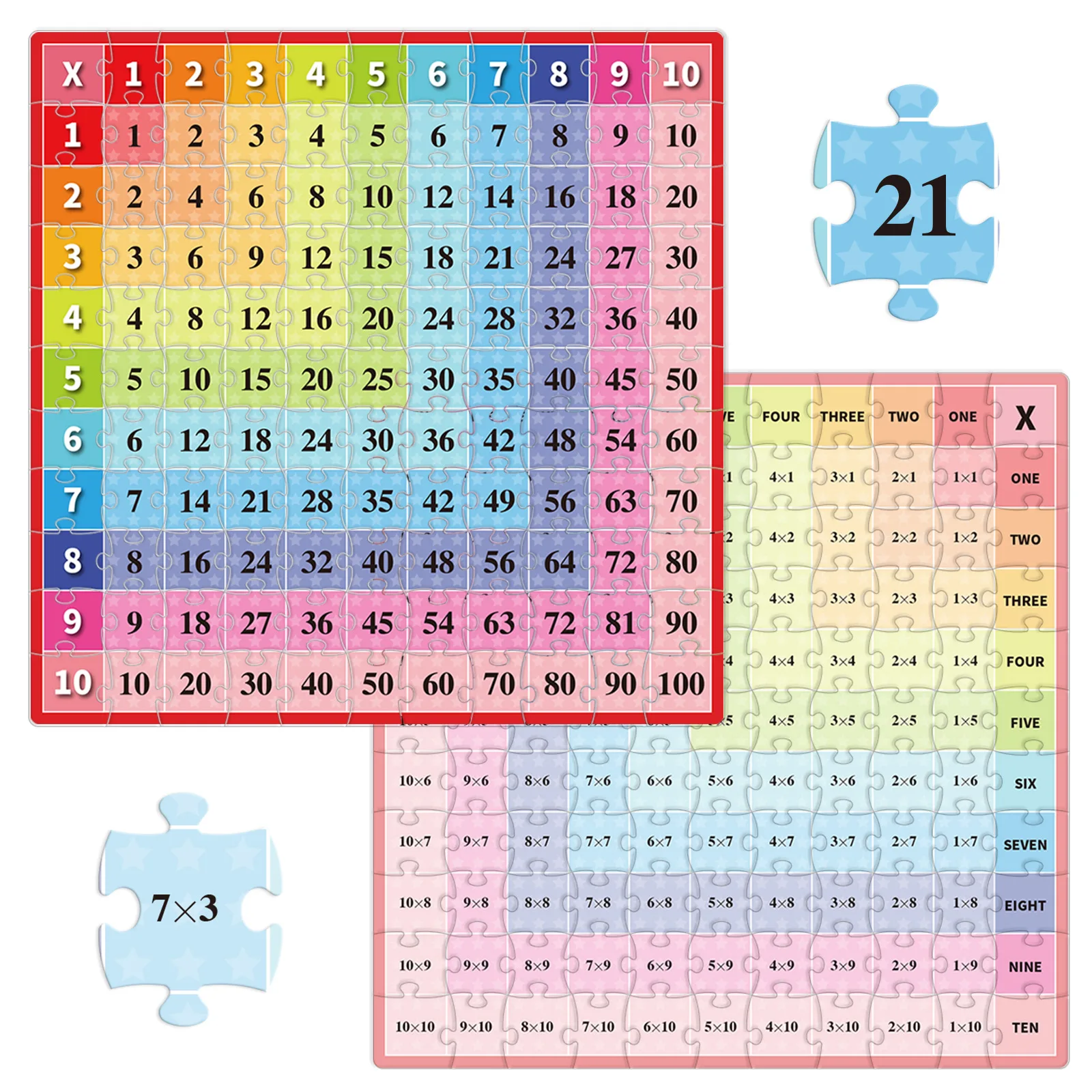 Puzzle Thinking Math Calculation Practice Toy Game Division Teaching For Children Multiplication Training Paper Puzzle