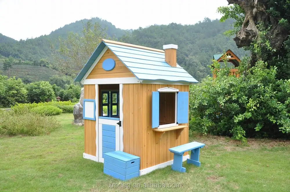 Backyard Kids Play Toy Wooden House Children Play Cubby House