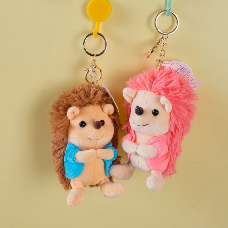 Numerous Cute Cartoon styles Bee Puppy Rabbit Plush Small Pendant Cartoon Animal Doll Bag Pendant Keychain