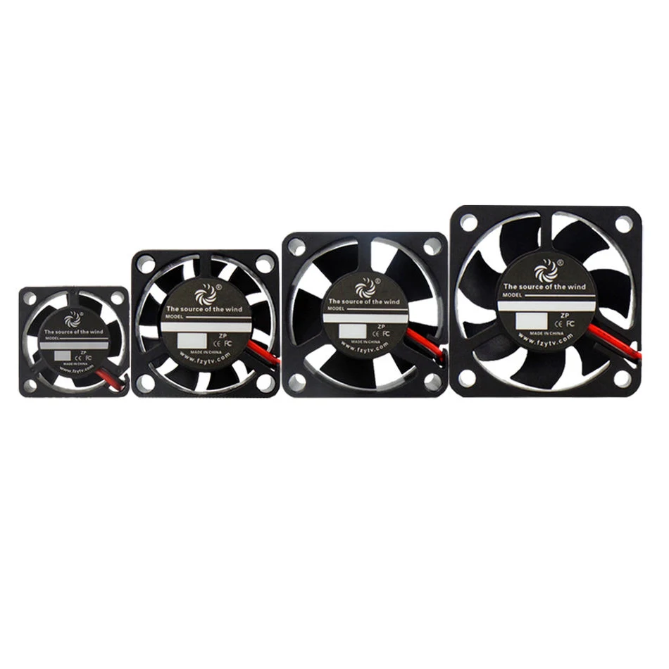 Factory Custom 5V 12V 24V 4010 6020 7025 8025 8038 12038 17251 9238 35mm 40mm 100mm 12Volt EC Low Noise DC Axial Cooling Fan