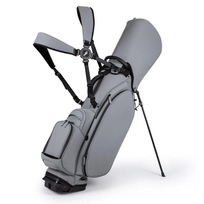 Wholesale Promotion Custom Premium Golf Bag Finest Pu Leather Lightweight OEM Golf Stand Bags Outdoors Bag for Men