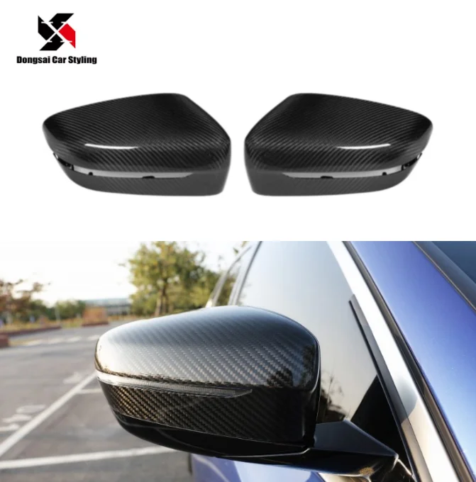 OEM стиль сухое углеродное волокно LHD боковое зеркало крышки для BMW 3 серии G20 G22 G23 G26 G28