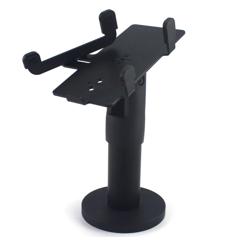 Credit card terminal stand in pos systems metal black plastic holder Base for verifone