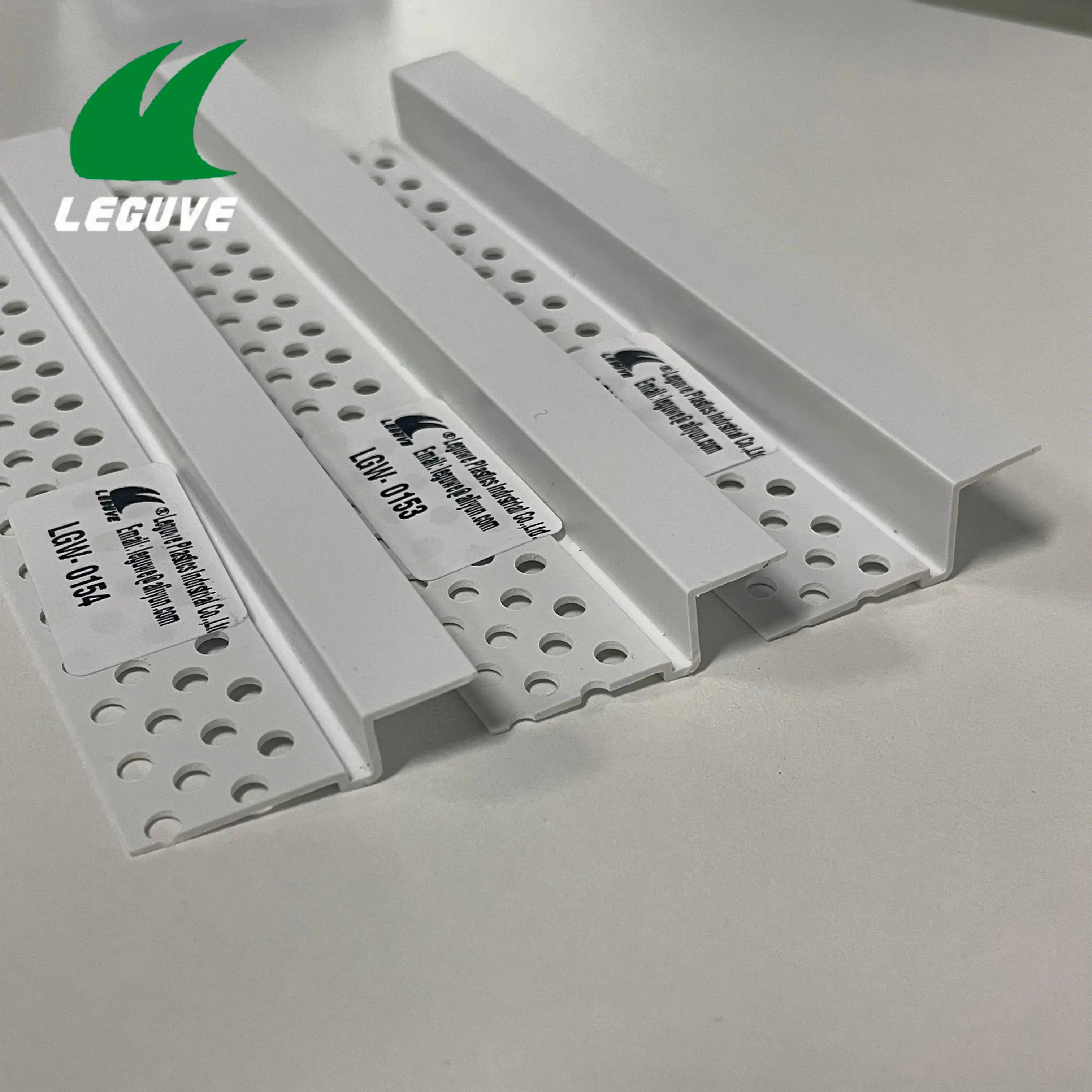 Precision-Engineered PVC Profile for Building Plastic Ceramic Corner Trim for Marble Edge Decoration pvc tile trim