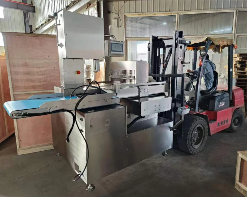 Stainless Steel Automatic Bone Saw Cutter Machine Frozen Ribs Beef Steak Fish Meat Bone Saw Machine