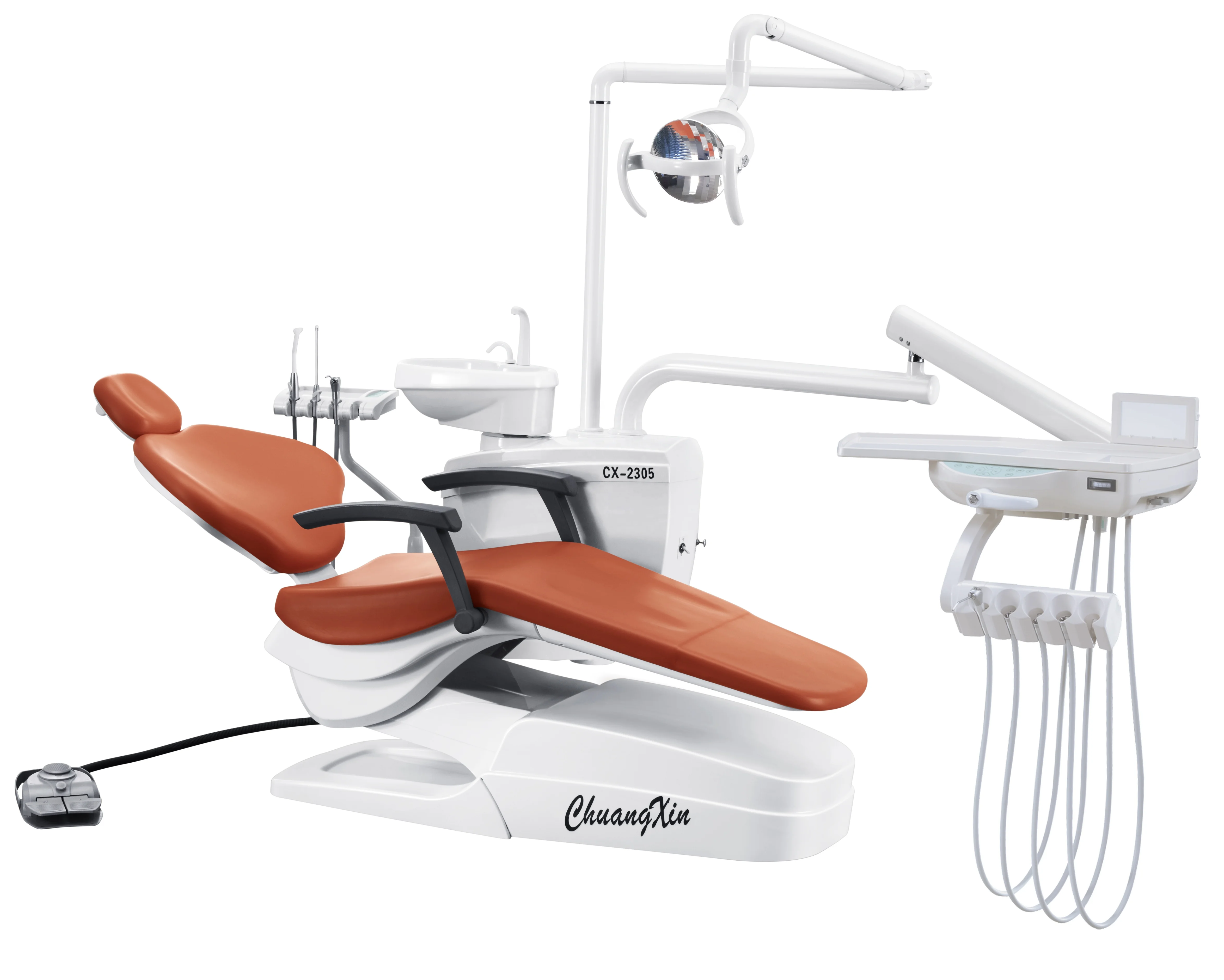A popular Dental Unit and Dental Chair with Led Lamp CX-2305(18)