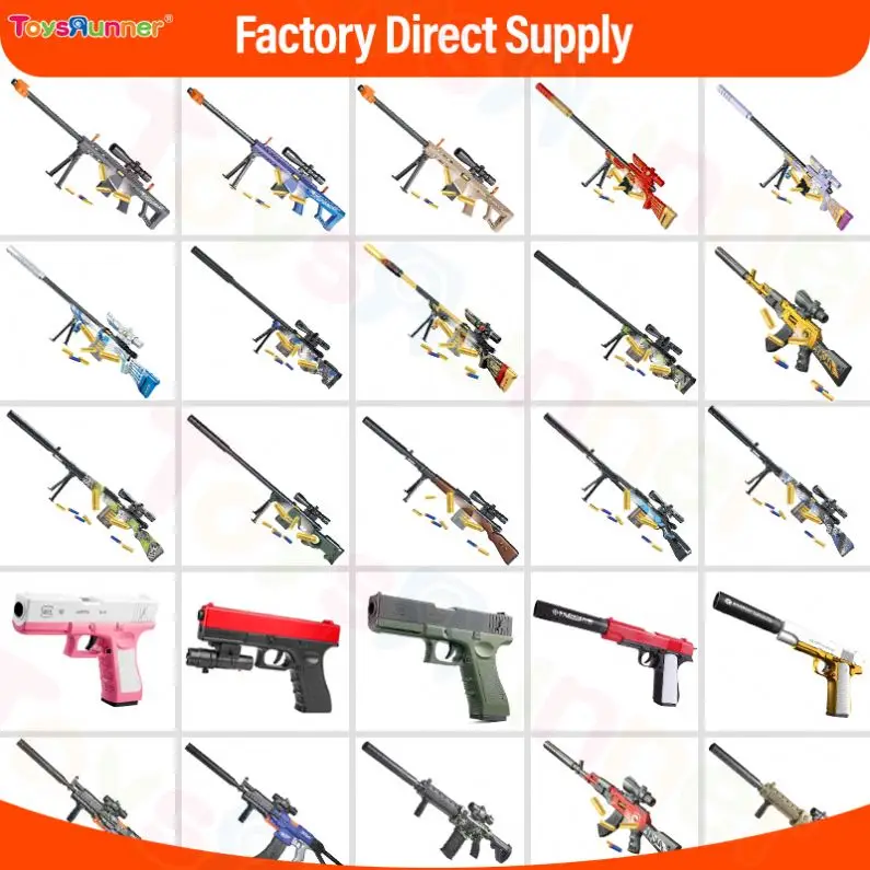 Airsoft Airsoft M4 Squirt Model Prop Gun Ak47 Pp Toy Ball Pepper Electric Spyra One 2 Water Pellet Bomb Gun For Kids