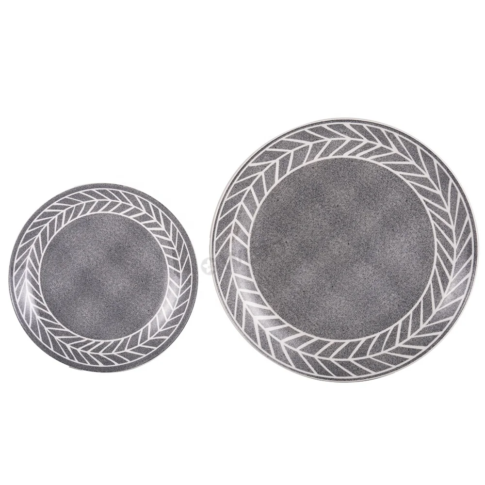 Full Marble Dinnerware Tableware Sets High Quality Hand Painted Ceramic Dinnerware Set