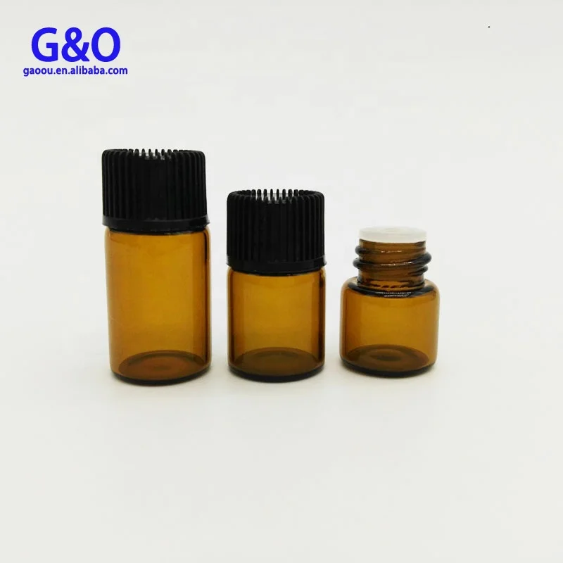 factory price high quality amber essential oil bottle 5ml 10ml roller glass bottle customized logo
