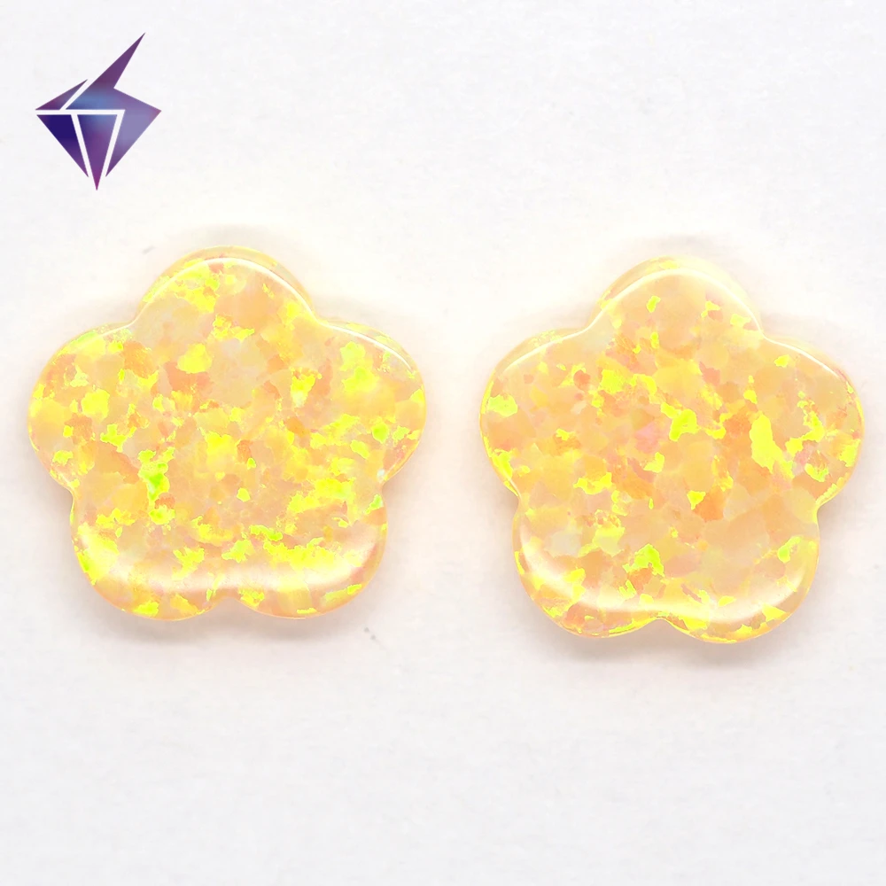 Synthetic Various Shapes and Colors Opal Stones