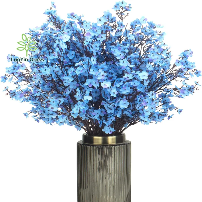 Baby Breath Gypsophila Artificial Flowers, Babies Breath Flowers Bush Artificial Gypsophila Silk Silica Real Touch Blooms