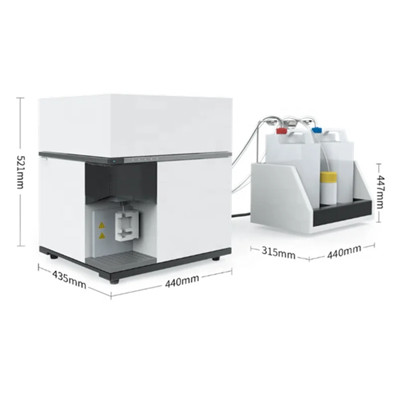 Portable flow cytometer CD34 hematopoietic stem cell count platelet analysis flow cytometry
